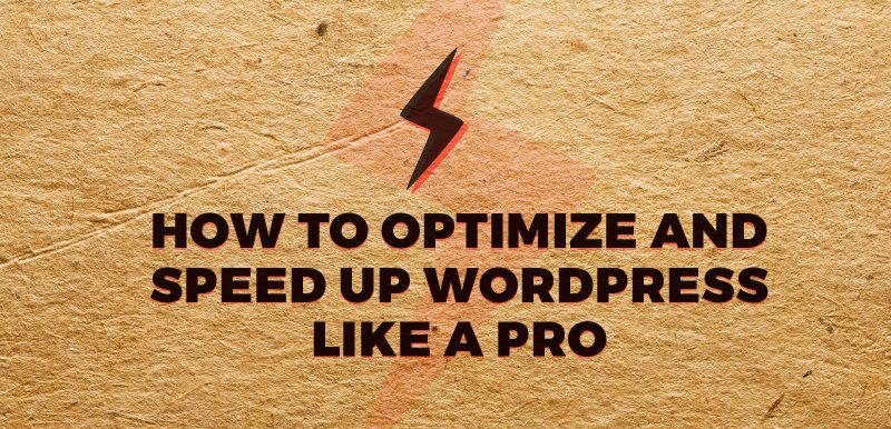 How to optimise and speed up WordPress like a pro