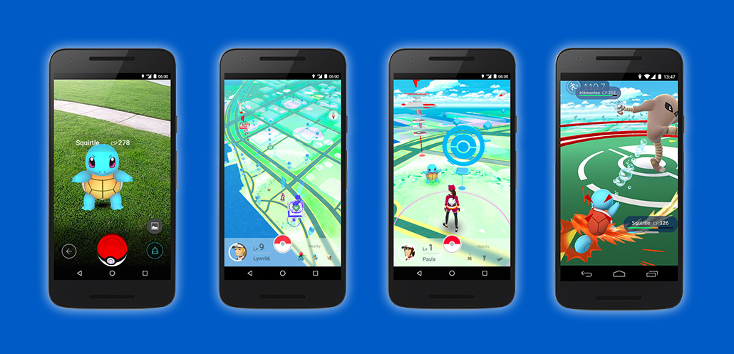 Pokemon Go screenshots