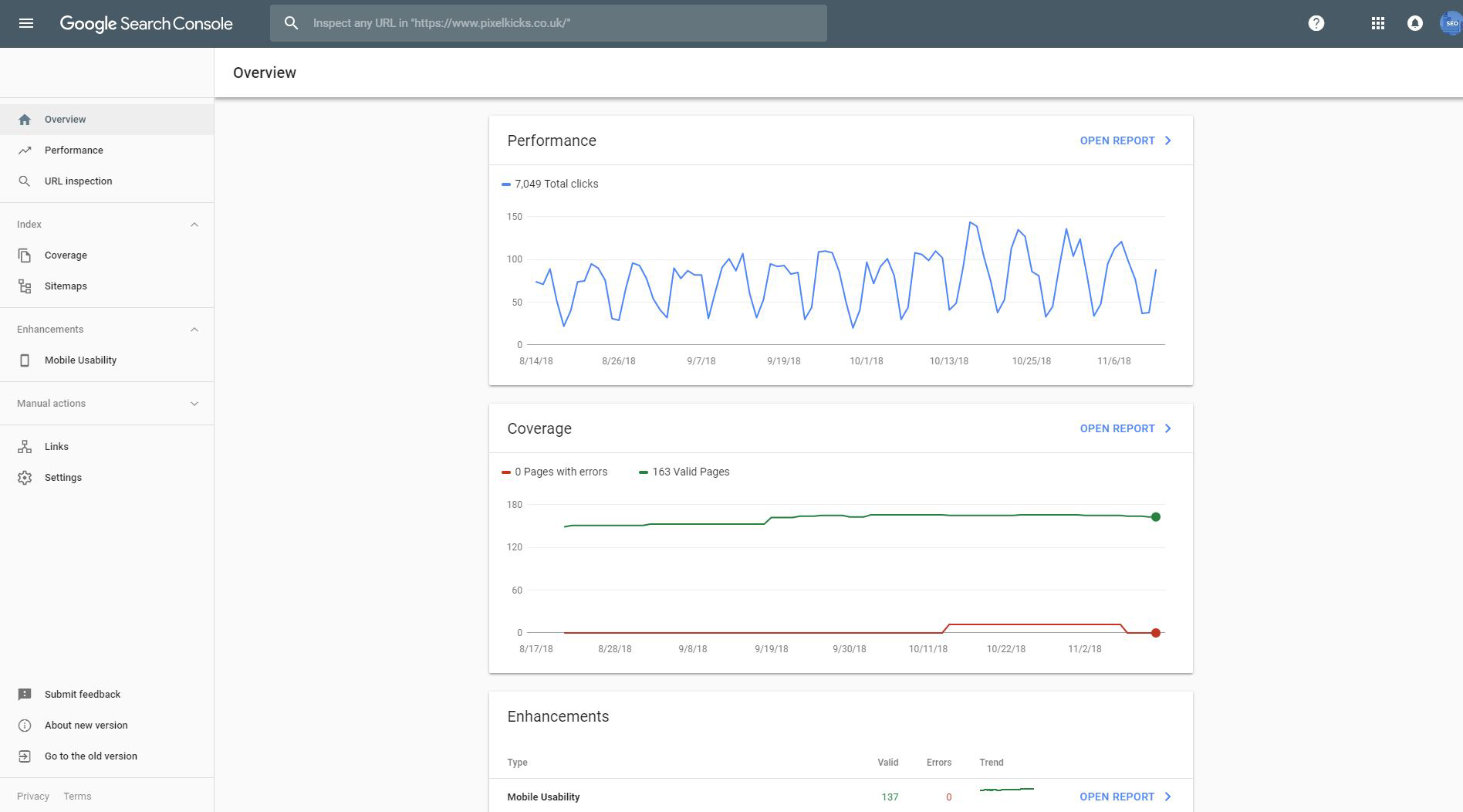 google search console