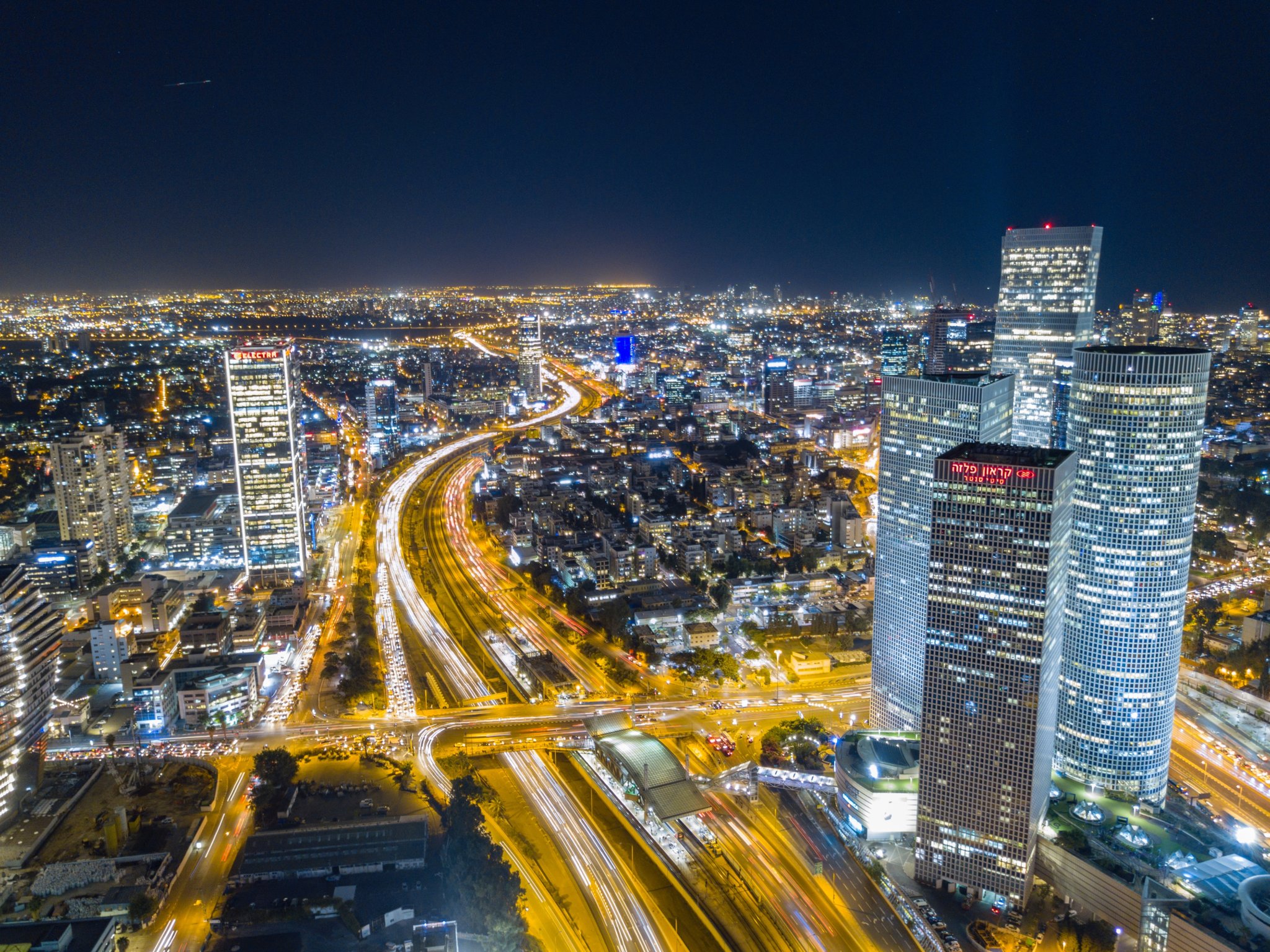 Tel Aviv at night Tel Aviv at night
