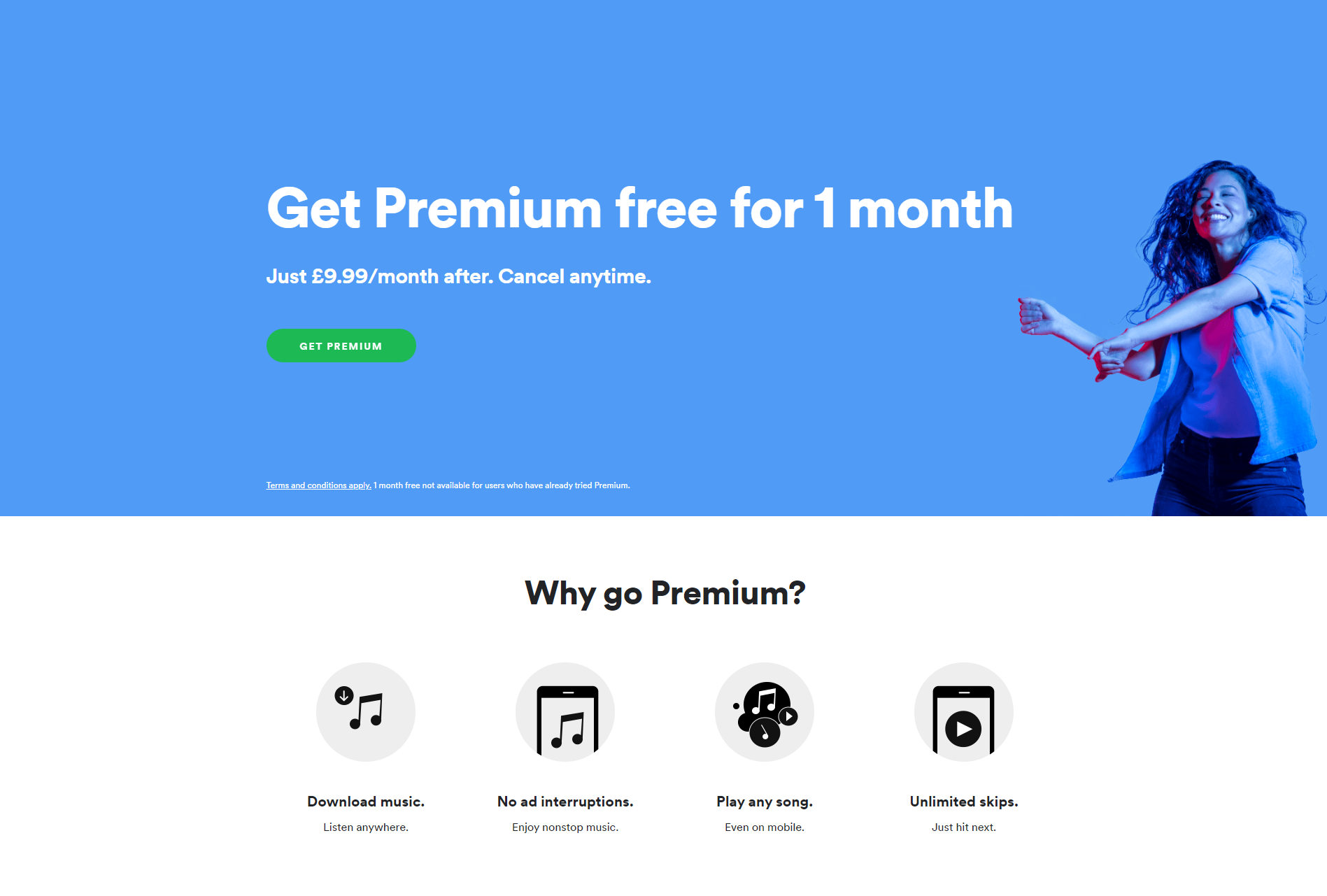 Spotify Landing Page