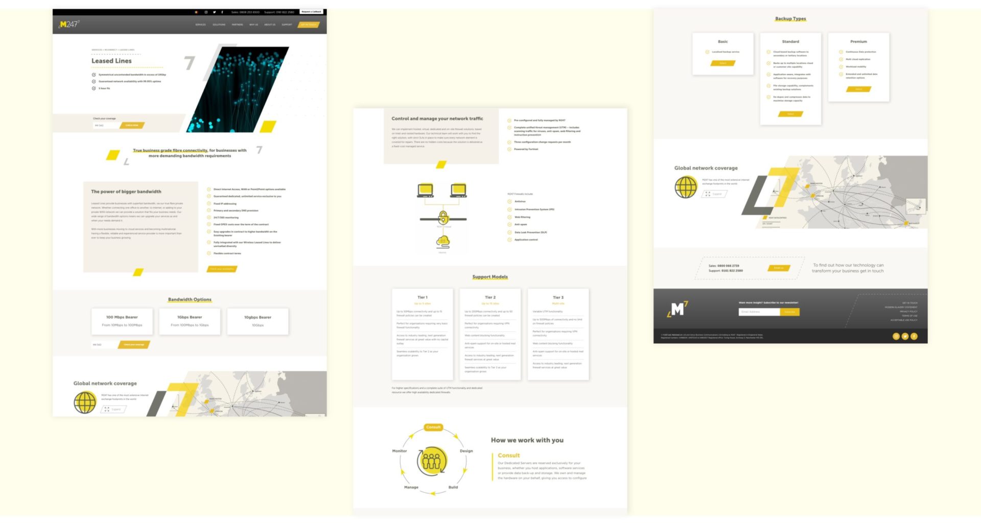 M247 web development template