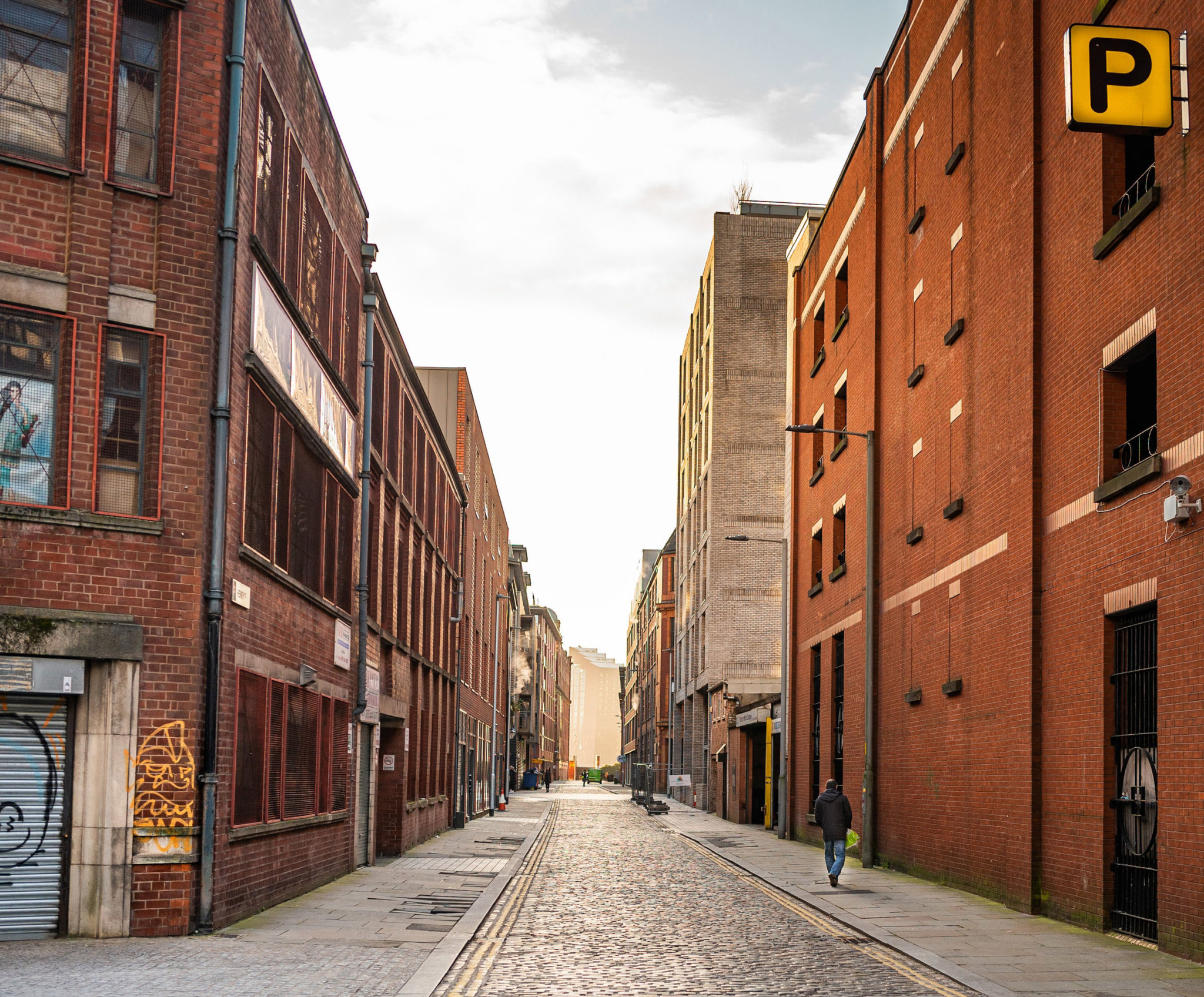 Local Ancoats street in Manchester