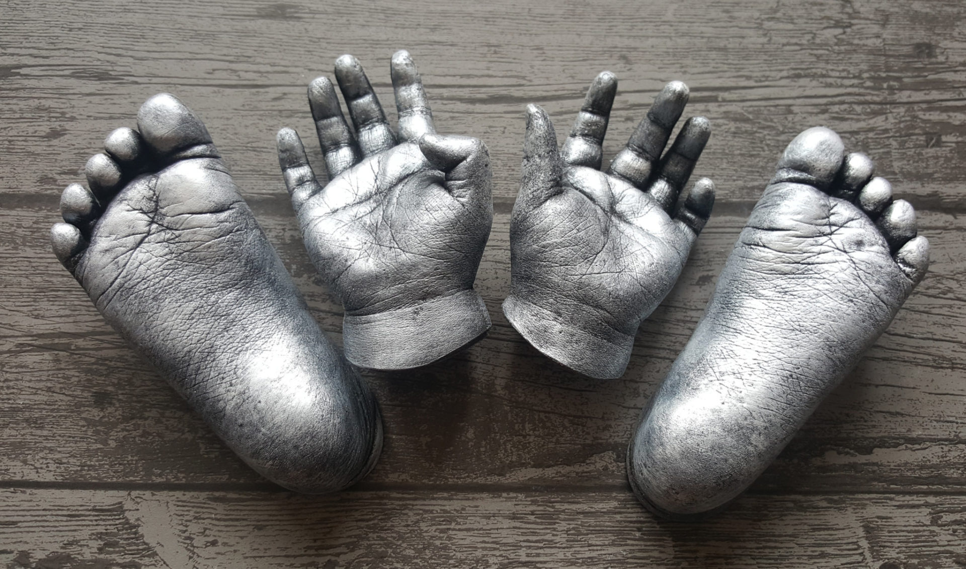 Hand casting from Baby Casts & Prints