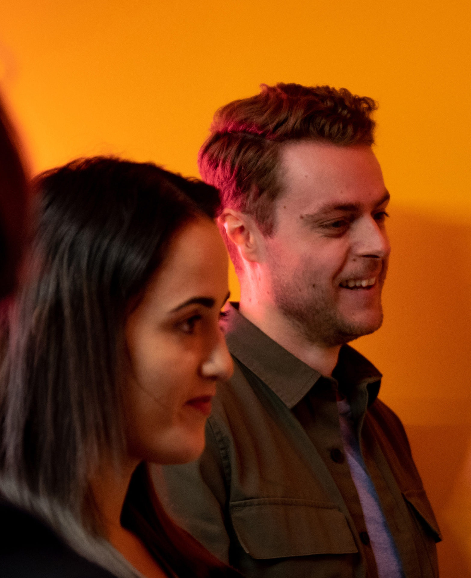Dan and Shannon doing a branding exercise