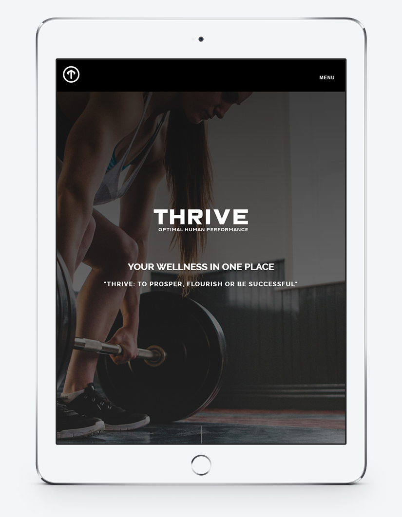 Thrive OHP | Optimal Human Performance | iPad