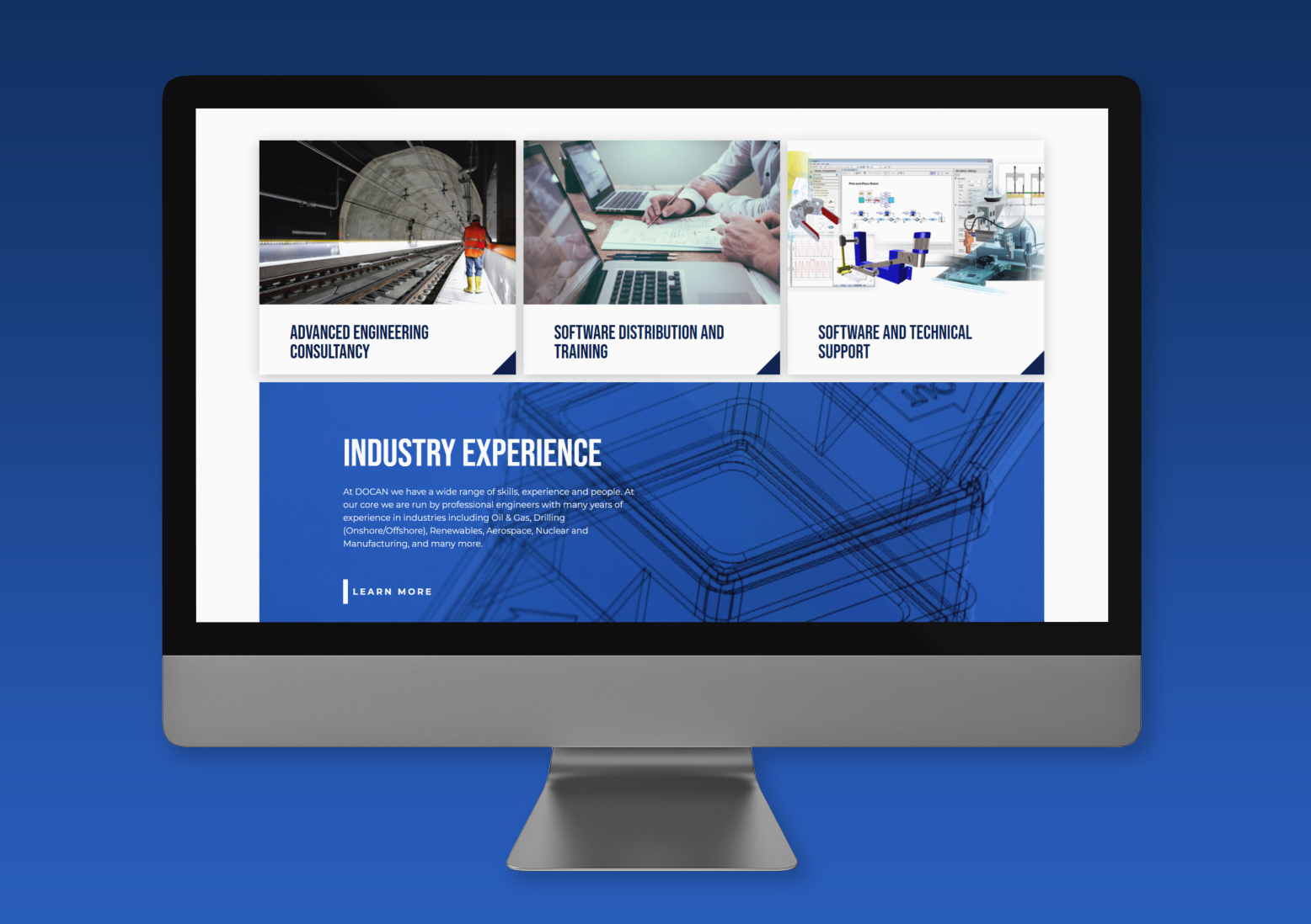 Docan Engineering Website Design 2