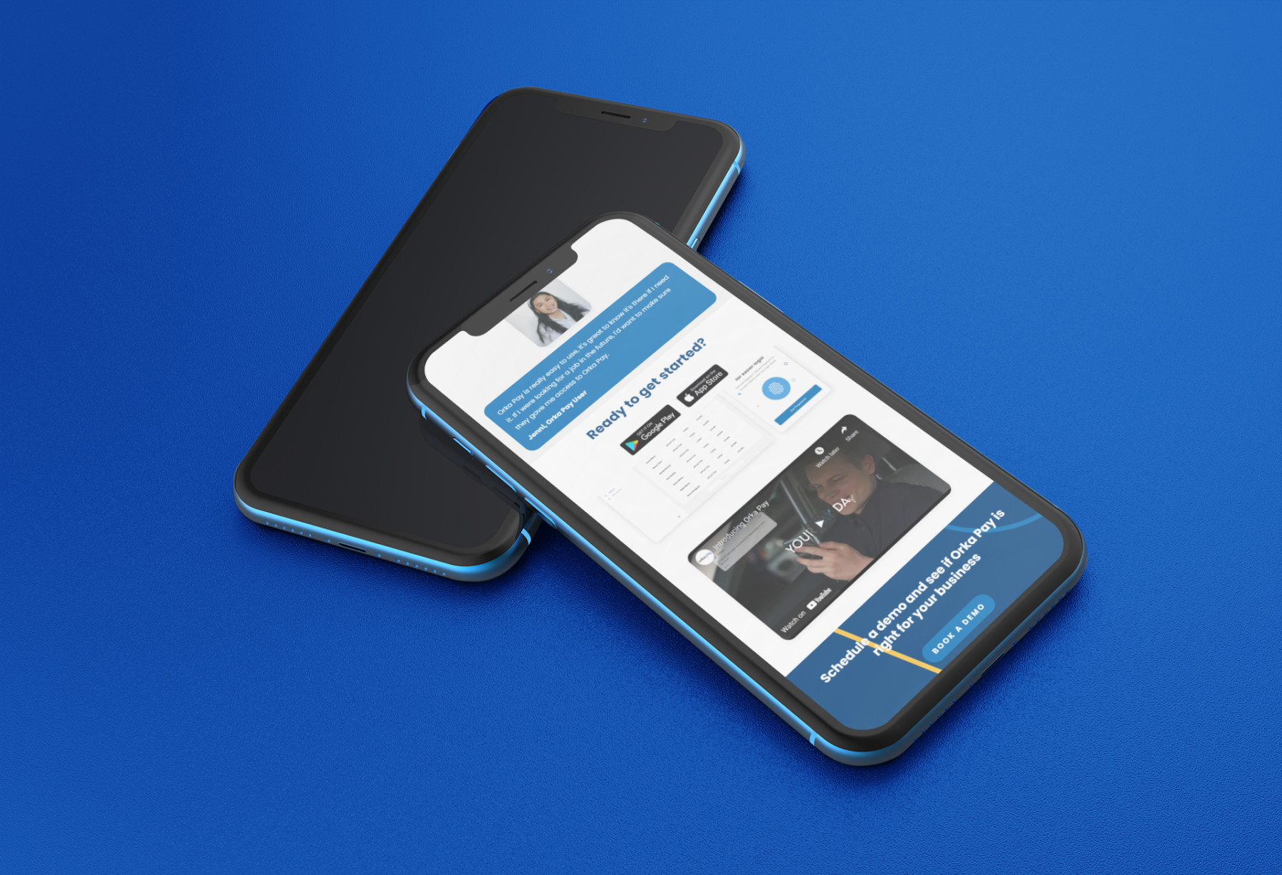 Orka Pay | Mobile website design