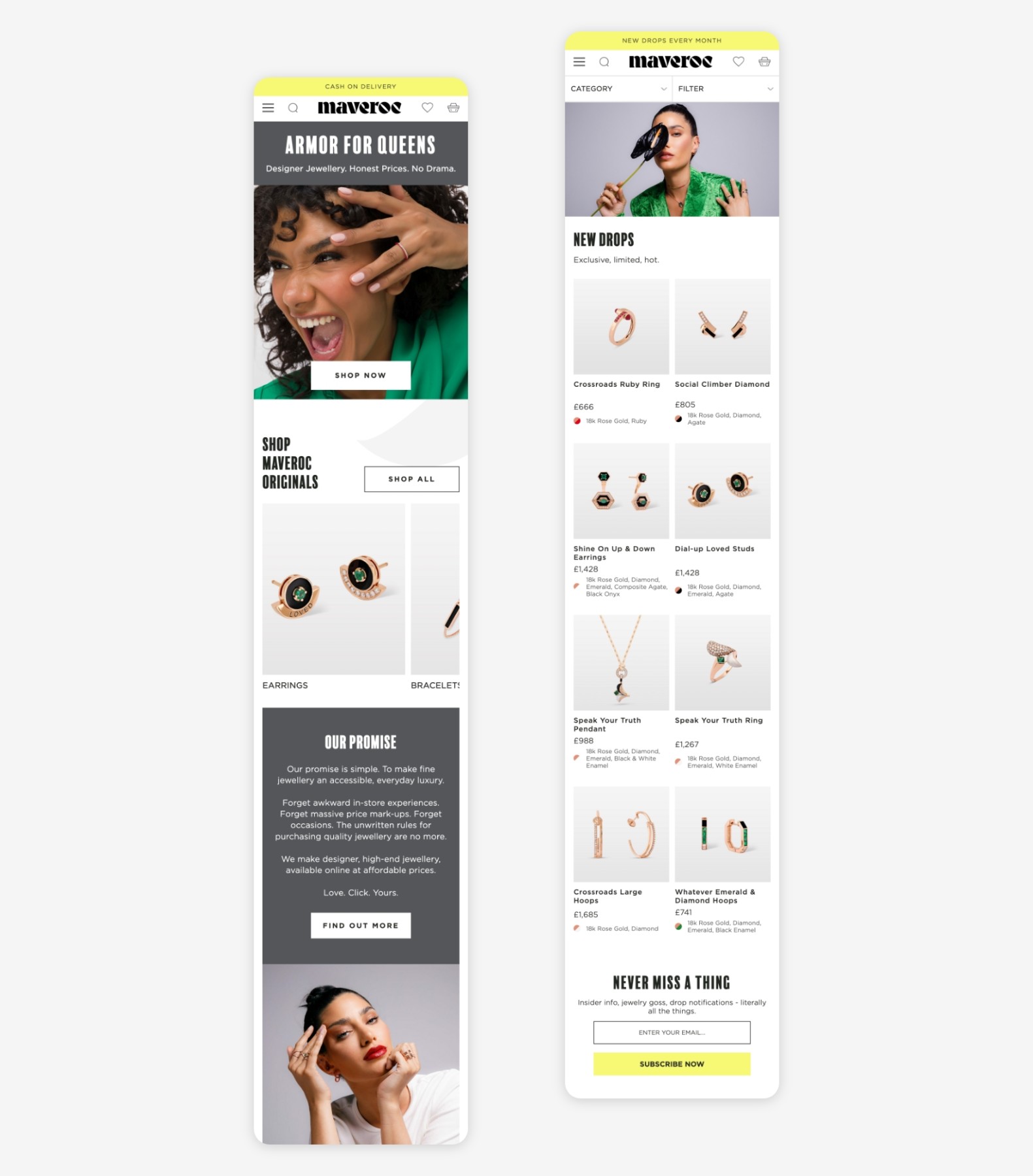 Maveroc | Jewellery Ecommerce Website Development 4