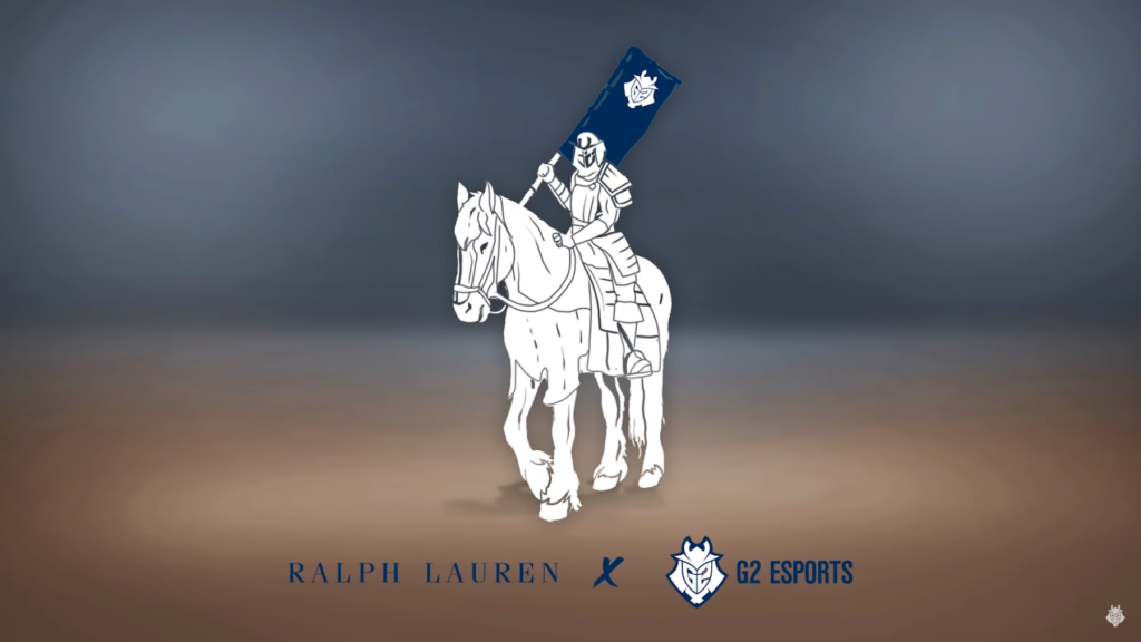 G2 esports and Ralph Lauren partnership logo