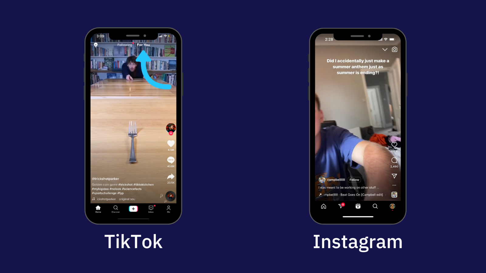 tiktok v instagram comparison