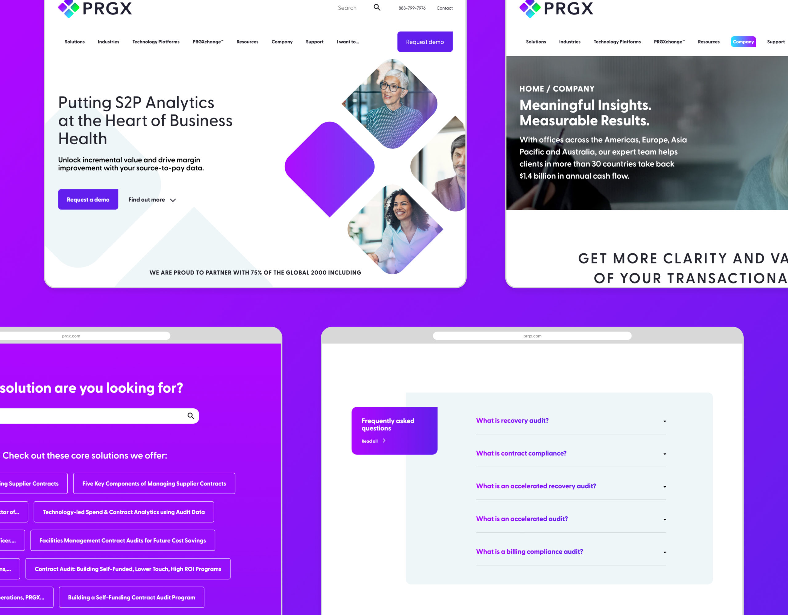 PRGX Global | S2P Analytics | Website Design 5