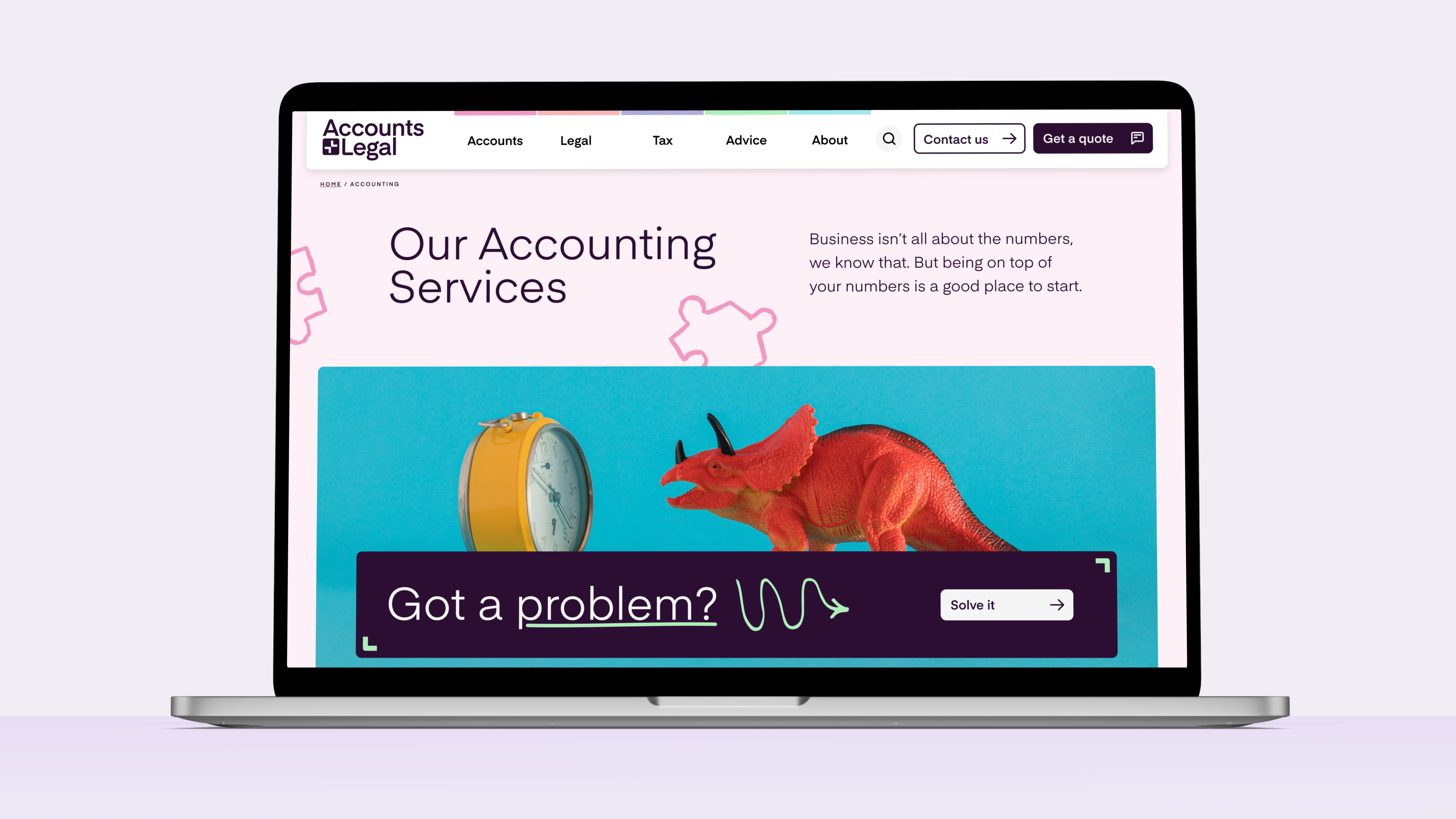 Accounts & Legal | Website Design Manchester - Homepage