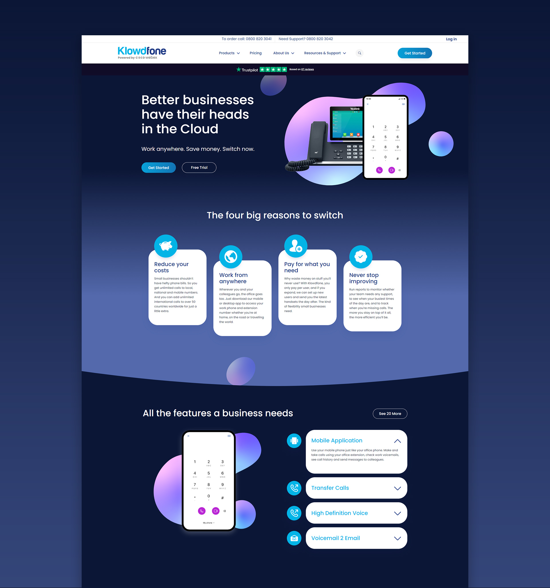 Klowdfone | Woocommerce website design Manchester