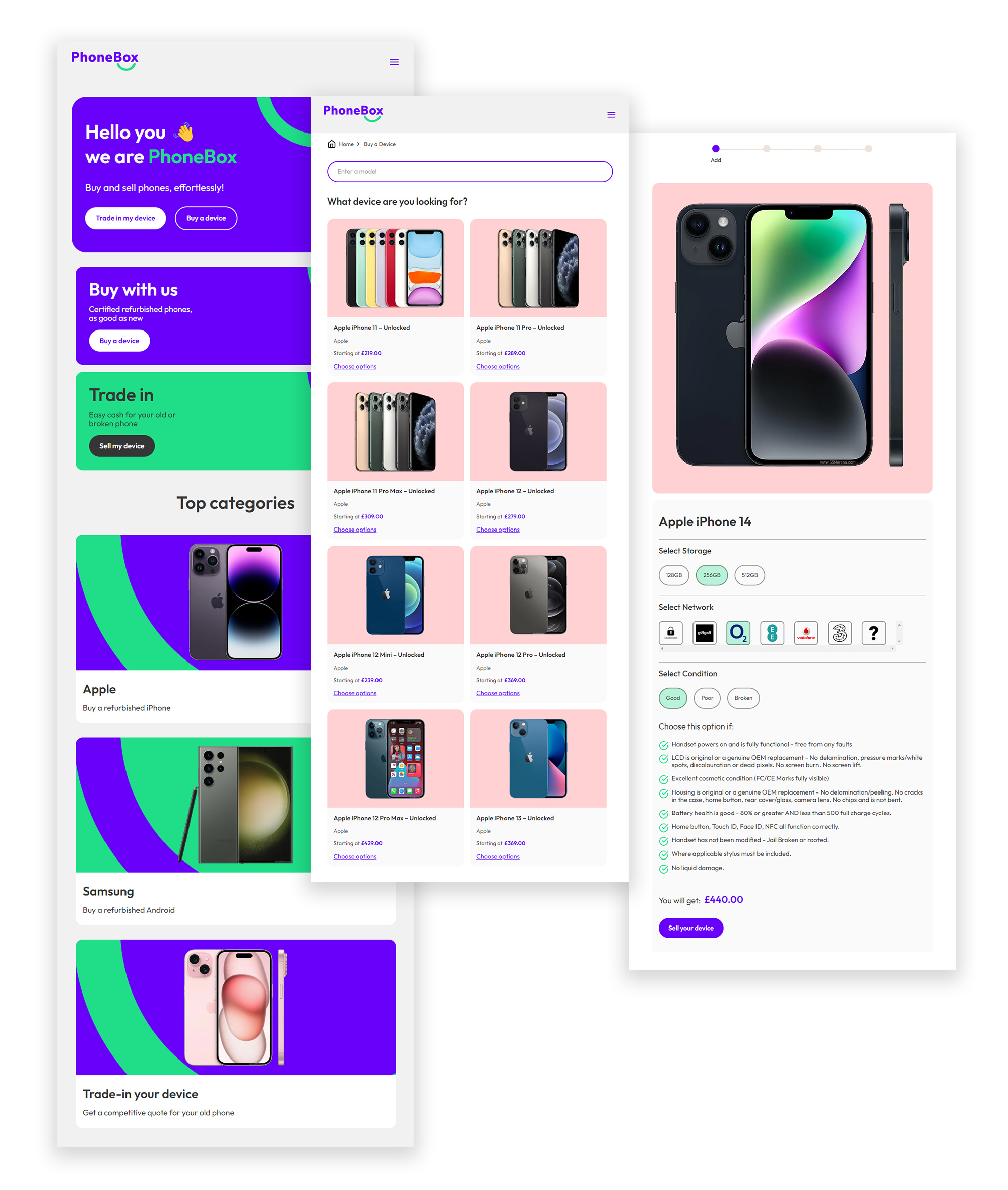 Sell and buy mobile phones - WooCommerce