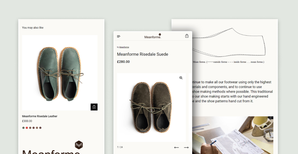 Meanforme - Shopify Website