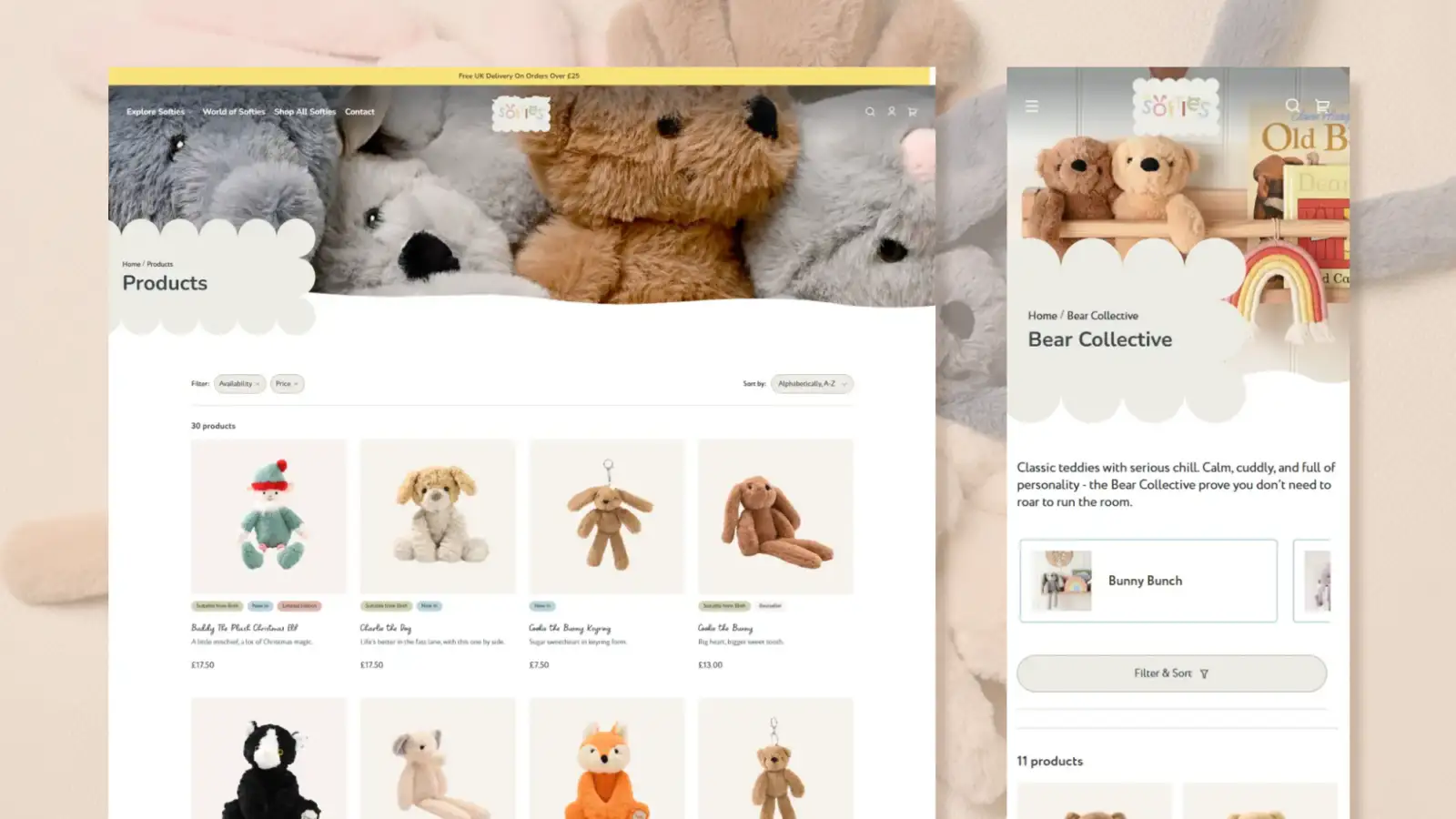 Softies Toys: A playful Shopify store for a growing toy retailer