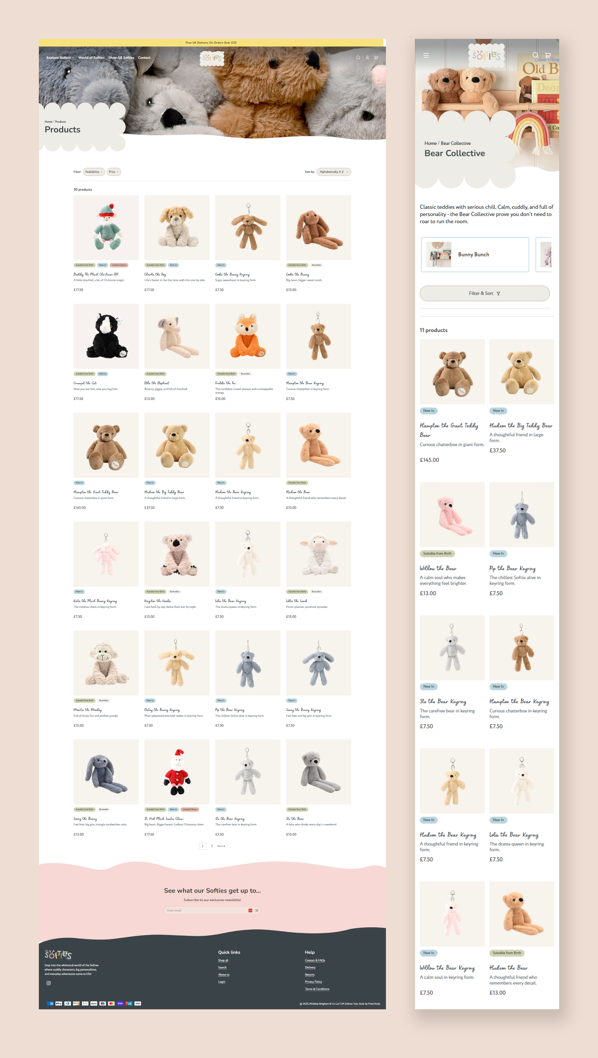 Widdop Bingham & Co Ltd T/A Softies Toys.