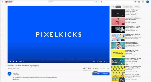 embed a youtube video