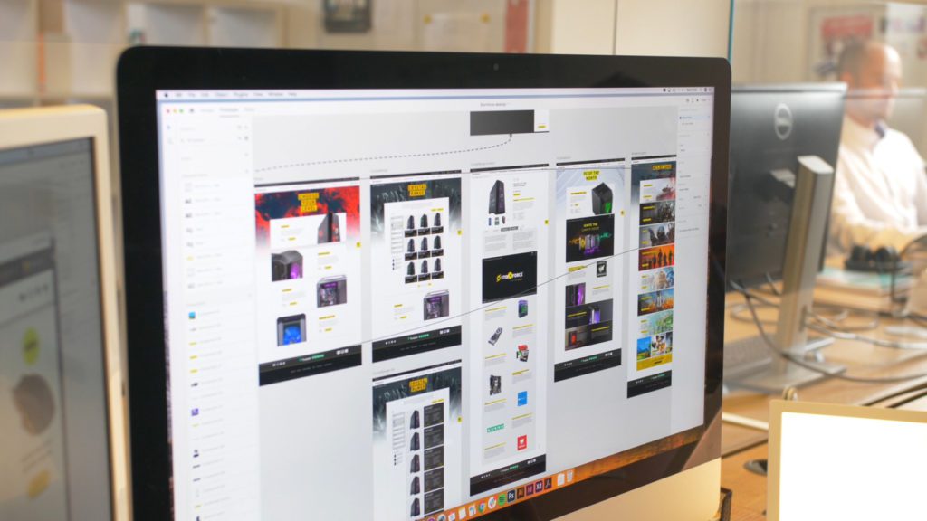 Website design using Adobe XD