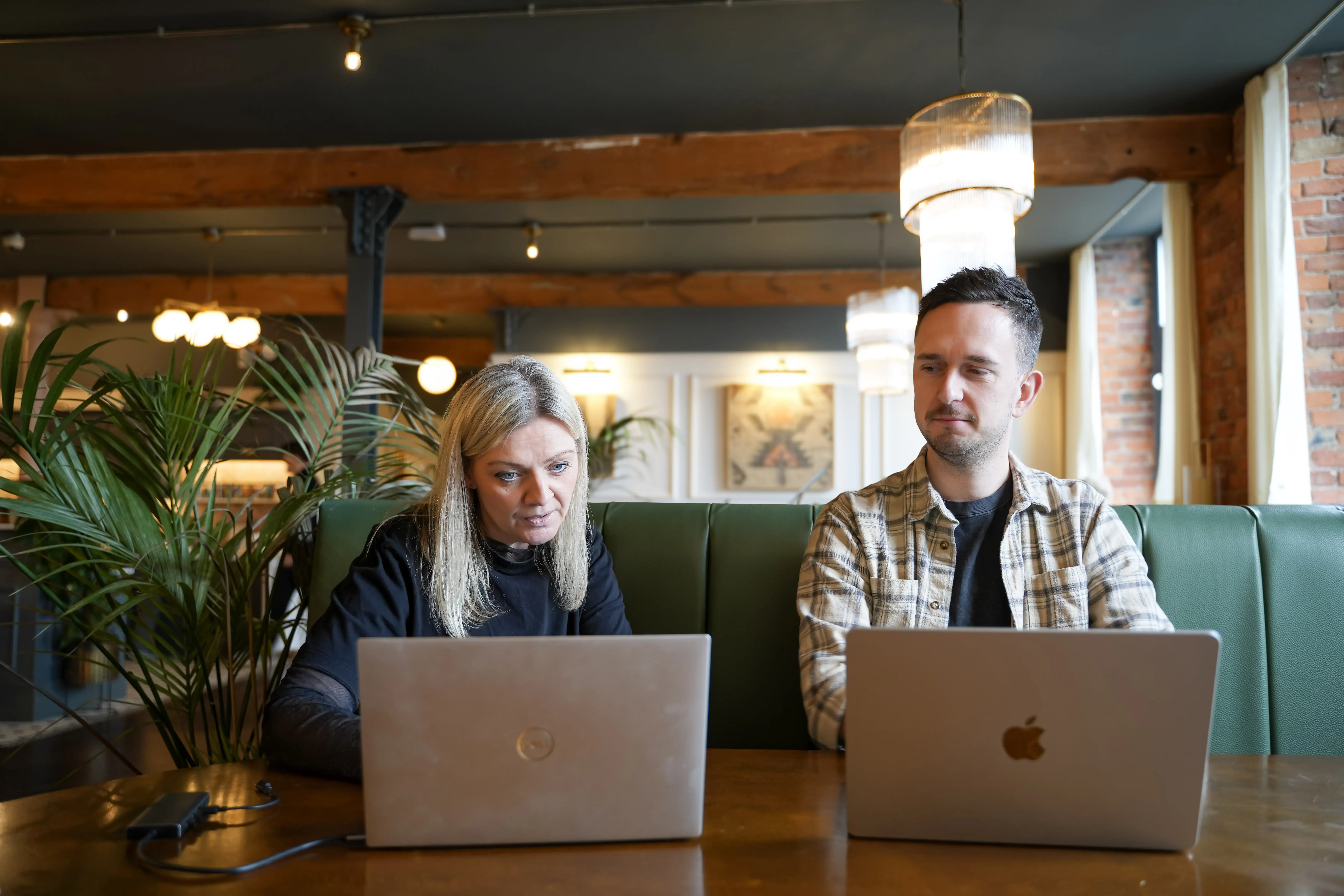 Our marketing team looking at Google Analytics