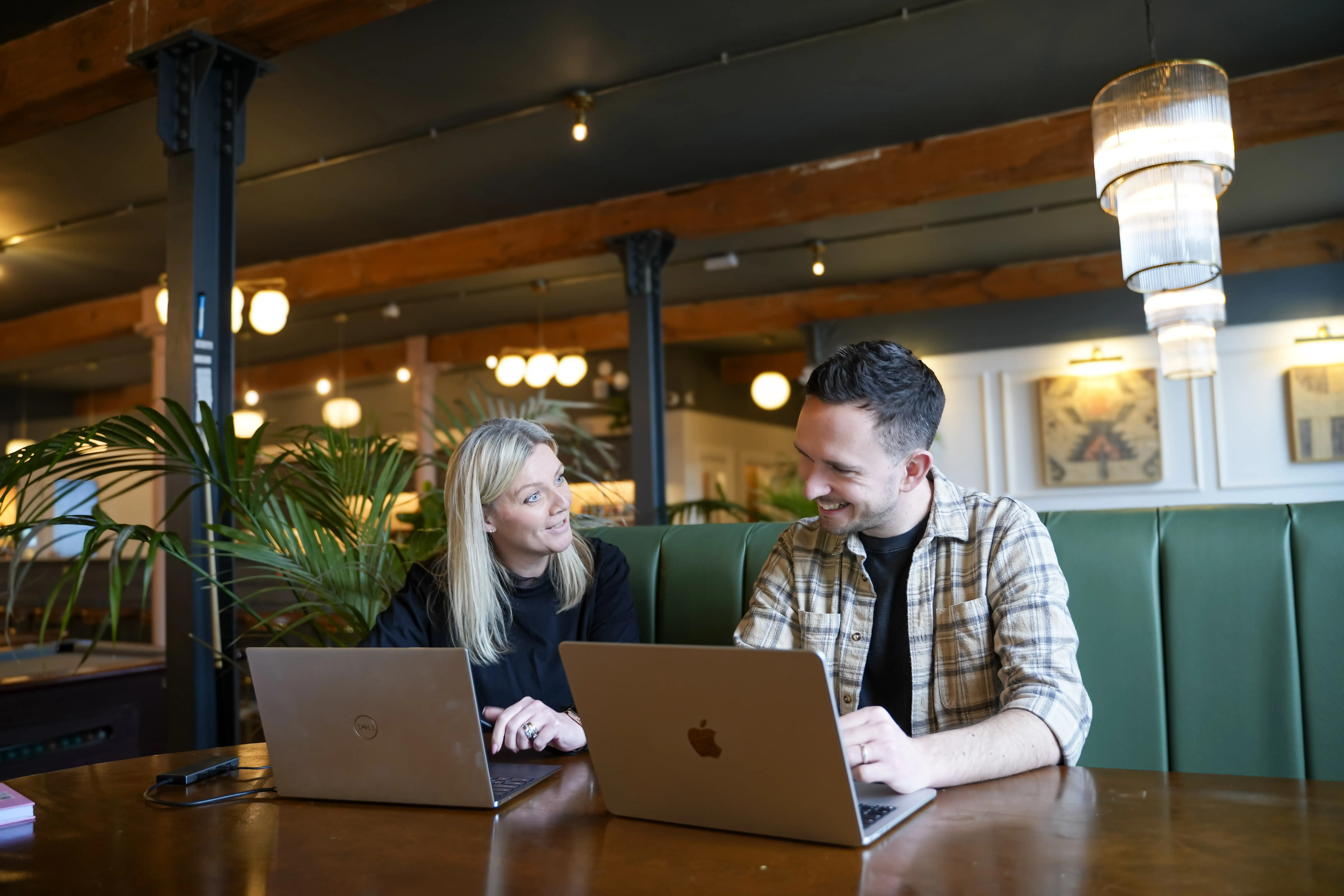 Our marketing team looking at Google Analytics