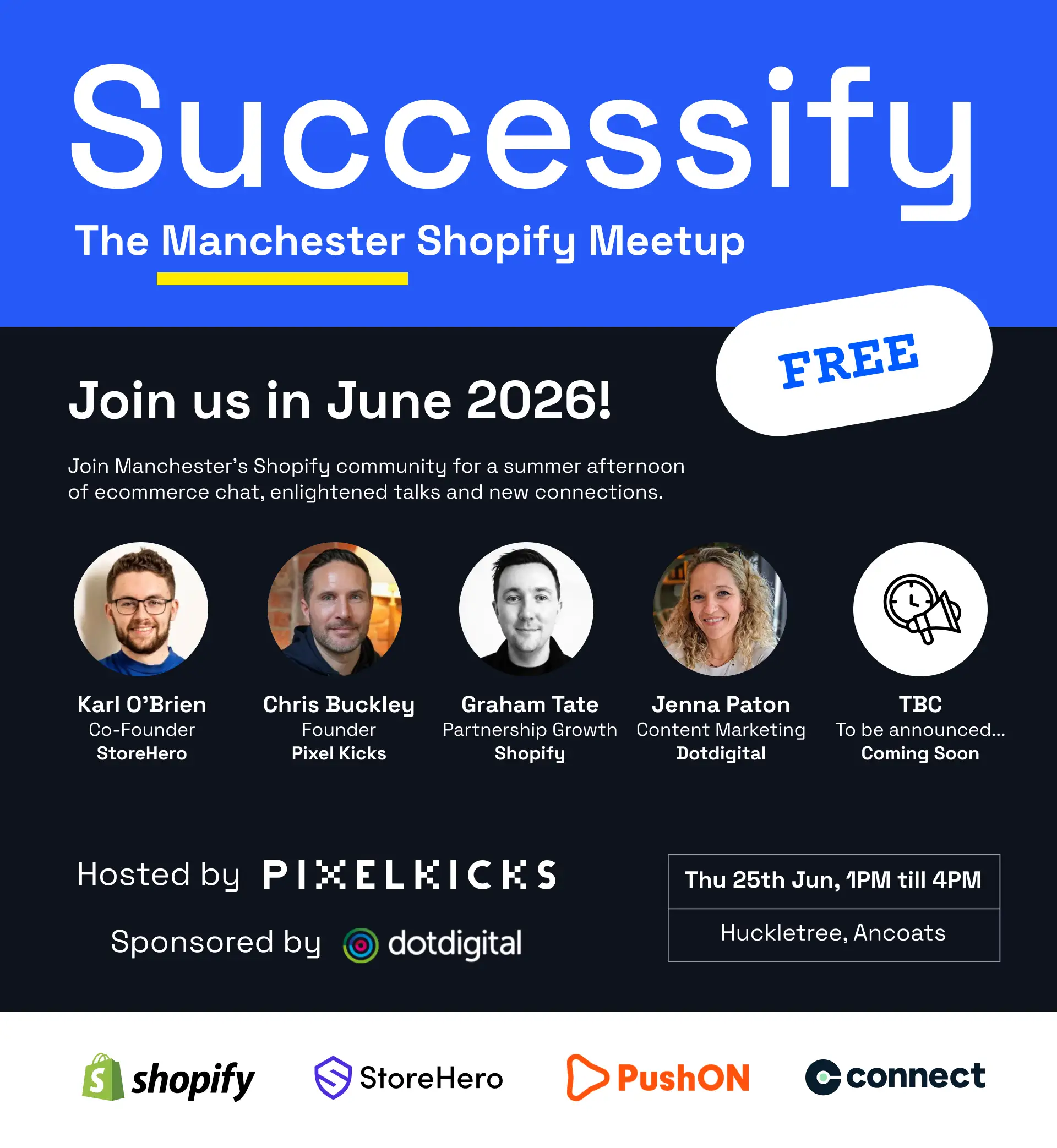 Successify 03 - Thursday 25th June in Manchester
